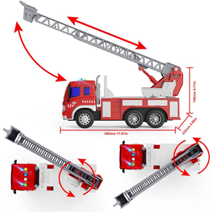 ماشین جرثقیل آتش نشانی اسباب بازی موزیکال 1:16 FIREFIGHTER_اسباب بازی